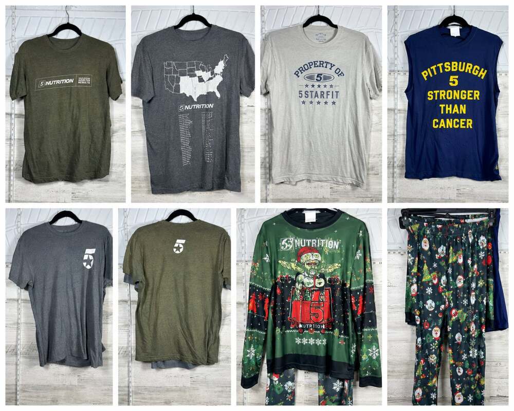 Men's Graphic T-Shirt Bundle Lot w/ Star Wars PJ 
Men’s M